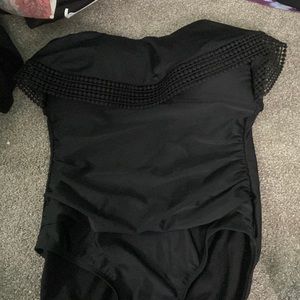 strapless bathing suit